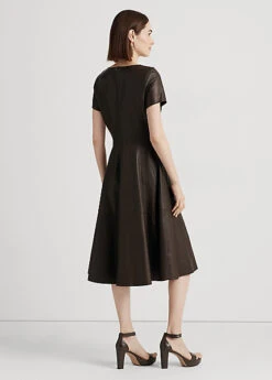 Robe Resserrée Et évasée En Agneau -LOLY Femme Vetements Magasin s7 1484477 alternate3