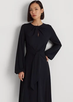 Robe Avec Torsade En Jersey Stretch 7 Robe Avec Torsade En Jersey Stretch -LOLY Femme Vetements Magasin s7 1484478 alternate1