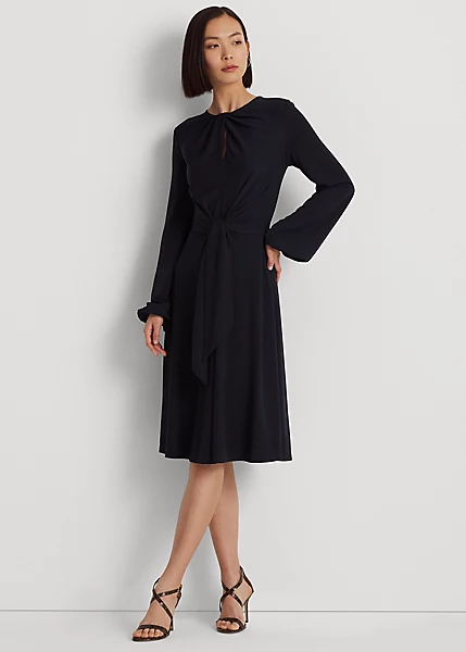 Robe Avec Torsade En Jersey Stretch 1 Robe Avec Torsade En Jersey Stretch