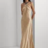 Robe De Soirée Dos Nu Charmeuse De Satin