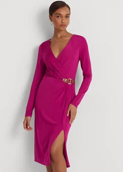 Robe De Cocktail à Boucle En Jersey