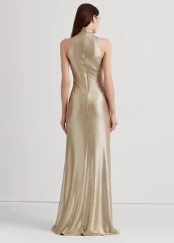 Robe De Soirée Métallisée Sans Manches -LOLY Femme Vetements Magasin s7 1484858 alternate3