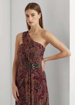 Robe De Soirée Asymétrique En Georgette -LOLY Femme Vetements Magasin s7 1484862 alternate1