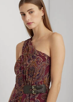 Robe De Soirée Asymétrique En Georgette -LOLY Femme Vetements Magasin s7 1484862 alternate4