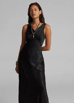 Robe Du Soir Coupée En Biais En Jacquard -LOLY Femme Vetements Magasin s7 1485147 alternate2