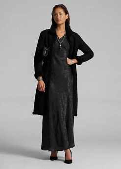 Robe Du Soir Coupée En Biais En Jacquard -LOLY Femme Vetements Magasin s7 1485147 alternate5