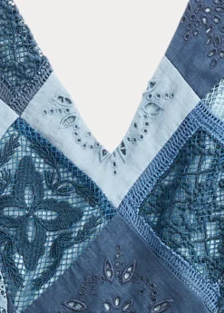 Robe Patchwork Sans Manches -LOLY Femme Vetements Magasin s7 1485189 alternate17