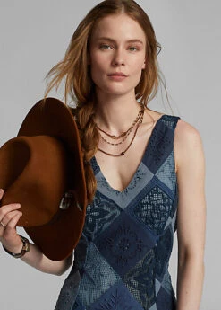 Robe Patchwork Sans Manches -LOLY Femme Vetements Magasin s7 1485189 alternate4