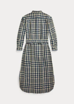 Robe-chemise écossaise En Coton Et Lin -LOLY Femme Vetements Magasin s7 1485190 alternate15