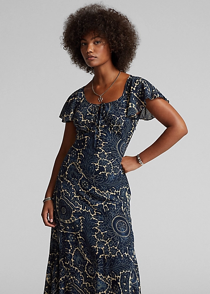 Robe Fleurie En Voile De Coton 3 Robe Fleurie En Voile De Coton – Image 3