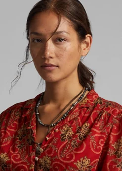 Robe En Coton Fleuri Coupée En Biais -LOLY Femme Vetements Magasin s7 1485194 alternate5