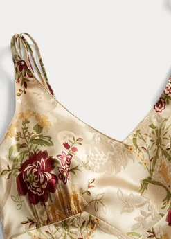 Robe Fleurie Jacquard De Soie -LOLY Femme Vetements Magasin s7 1485195 alternate16