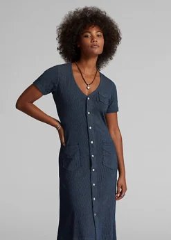 Robe En Jersey De Coton Indigo -LOLY Femme Vetements Magasin s7 1485202 alternate2