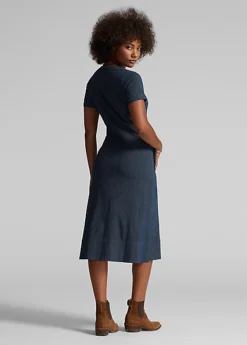 Robe En Jersey De Coton Indigo -LOLY Femme Vetements Magasin s7 1485202 alternate3