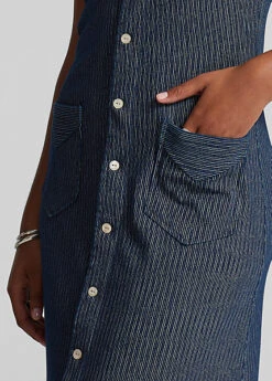 Robe En Jersey De Coton Indigo -LOLY Femme Vetements Magasin s7 1485202 alternate4