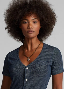 Robe En Jersey De Coton Indigo -LOLY Femme Vetements Magasin s7 1485202 alternate5