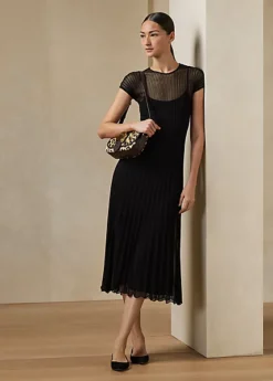 Robe Semi-transparente Avec Mancherons