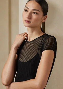 Robe Semi-transparente Avec Mancherons -LOLY Femme Vetements Magasin s7 1486302 alternate4