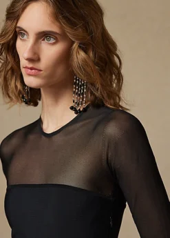 Robe Du Soir Col Rond à Manches Longues 10 Robe Du Soir Col Rond à Manches Longues -LOLY Femme Vetements Magasin s7 1486309 alternate4