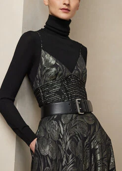 Robe De Cocktail Henri Jacquard Fleuri -LOLY Femme Vetements Magasin s7 1486343 alternate4