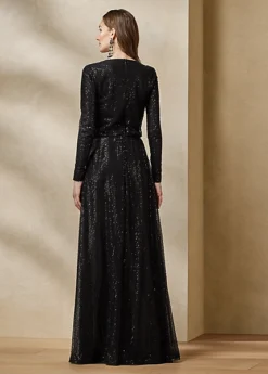 Robe Du Soir Carmelo Décorée En Tulle -LOLY Femme Vetements Magasin s7 1486354 alternate3