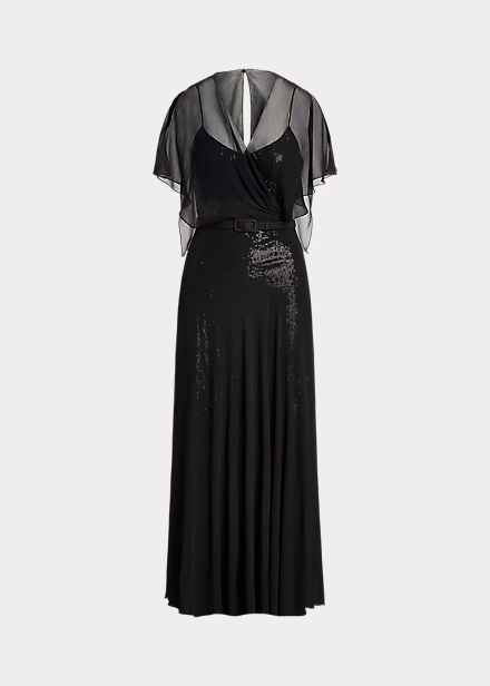 Robe Romaine En Mousseline De Soie 2 Robe Romaine En Mousseline De Soie – Image 2