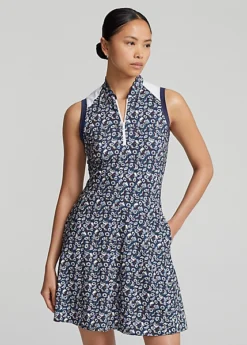 Robe Hybride à Motif Fleuri Filet Jersey -LOLY Femme Vetements Magasin s7 1489403 alternate1