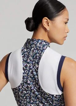 Robe Hybride à Motif Fleuri Filet Jersey -LOLY Femme Vetements Magasin s7 1489403 alternate4