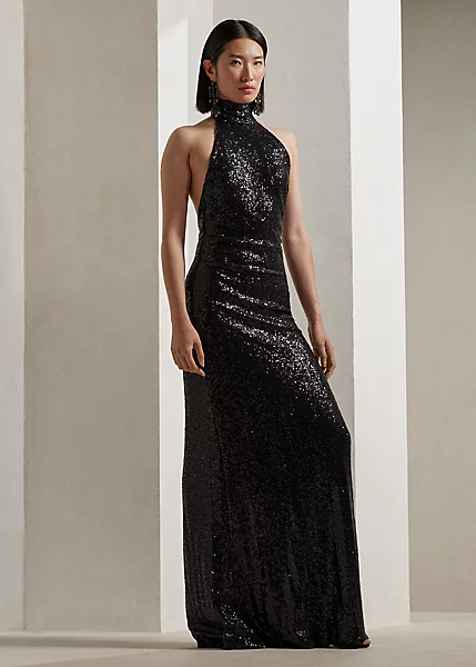 Robe De Soirée Décorée Sans Manches 1 Robe De Soirée Décorée Sans Manches