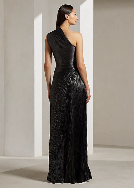 Robe De Soirée Hadlea Plissée Métallisée 4 Robe De Soirée Hadlea Plissée Métallisée – Image 4