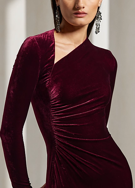 Robe Kinslee Manches Longues En Velours 5 Robe Kinslee Manches Longues En Velours – Image 5