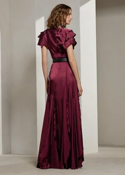 Robe De Soirée Josef En Satin Stretch -LOLY Femme Vetements Magasin s7 1489636 alternate3