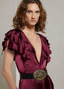 Robe De Soirée Josef En Satin Stretch -LOLY Femme Vetements Magasin s7 1489636 alternate4