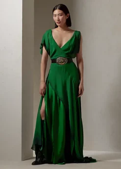 Robe Johnathon En Georgette De Soie