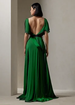 Robe Johnathon En Georgette De Soie -LOLY Femme Vetements Magasin s7 1489637 alternate3