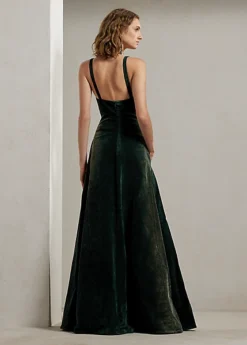 Robe De Soirée Fredrico Denim Peau Pêche 8 Robe De Soirée Fredrico Denim Peau Pêche -LOLY Femme Vetements Magasin s7 1489639 alternate3