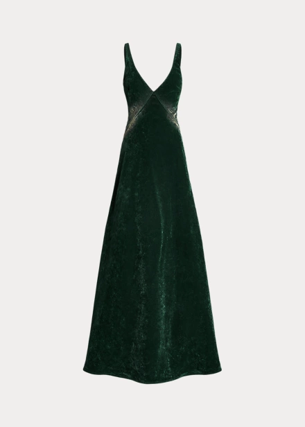 Robe De Soirée Fredrico Denim Peau Pêche 2 Robe De Soirée Fredrico Denim Peau Pêche – Image 2