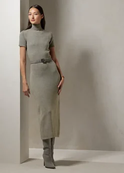 Robe à Col Roulé En Cachemire