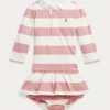Robe Rugby En Coton Rayé Et Bloomer