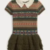 Robe-pull Fair Isle En Coton Et Laine