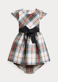 Robe Patineuse écossaise Et Bloomer