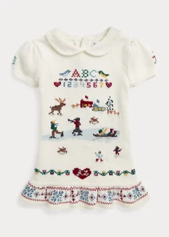 Robe-pull En Tricot Intarsia