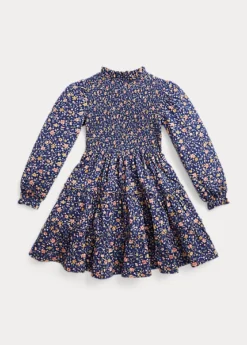 Robe Smockée Fleurie En Jersey De Coton -LOLY Femme Vetements Magasin s7 1490674 alternate1