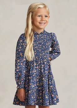 Robe Smockée Fleurie En Jersey De Coton -LOLY Femme Vetements Magasin s7 1490674 alternate3