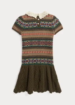 Robe-pull Fair Isle En Coton Mélangé -LOLY Femme Vetements Magasin s7 1491496 alternate1