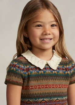 Robe-pull Fair Isle En Coton Mélangé -LOLY Femme Vetements Magasin s7 1491496 alternate2