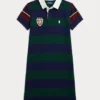 Robe De Rugby Rayée En Piqué Stretch