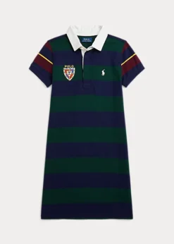 Robe De Rugby Rayée En Piqué Stretch
