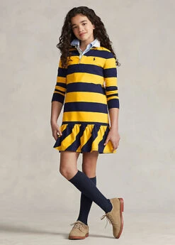 Robe De Rugby Rayée En Jersey De Coton 11 Robe De Rugby Rayée En Jersey De Coton -LOLY Femme Vetements Magasin s7 1491630 alternate4