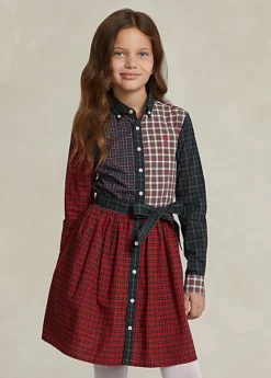 Robe-chemise écossaise Fantaisie Coton 9 Robe-chemise écossaise Fantaisie Coton -LOLY Femme Vetements Magasin s7 1491665 alternate3